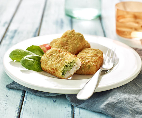 Riba/Panirano Panirani oslić sa špinatom bofrost