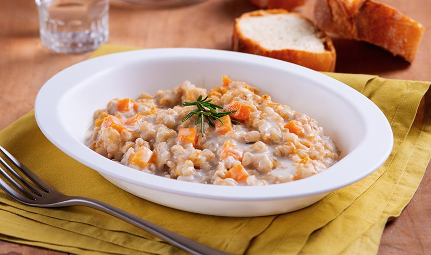Predjela/Ristopiatti Orzotto s Bundevom i Mascarponeom bofrost