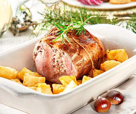 Meso/Pečenja Pureće Pečenje s Kestenima, Radičem i Provolom bofrost