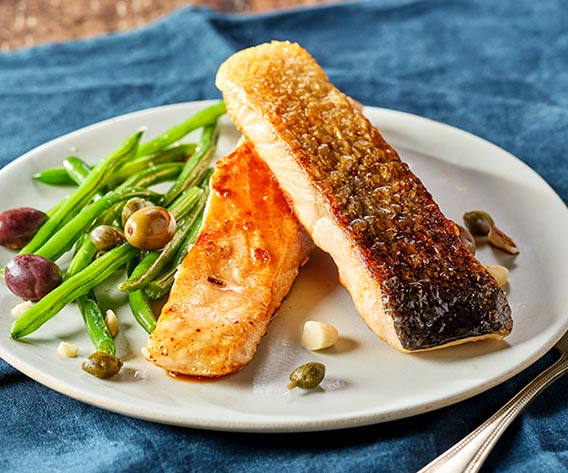 Riba/Fileti i Očišćena Riba File Lososa s Kožom bofrost