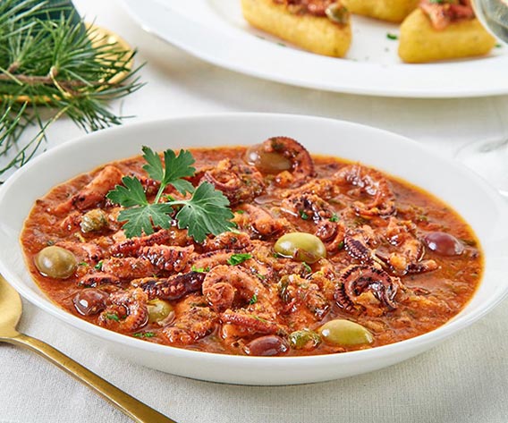 Riba/Riblja jela Krakovi Hobotnice s Maslinama i Kaparima bofrost