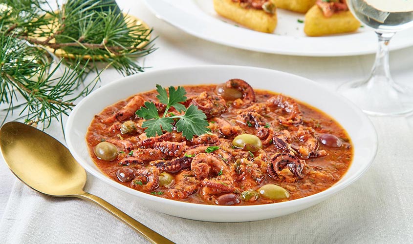 Riba/Riblja jela Krakovi Hobotnice s Maslinama i Kaparima bofrost