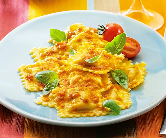 Predjela/Njoki i punjena tjestenina Ravioli s Rajčicom i Bosiljkom bofrost